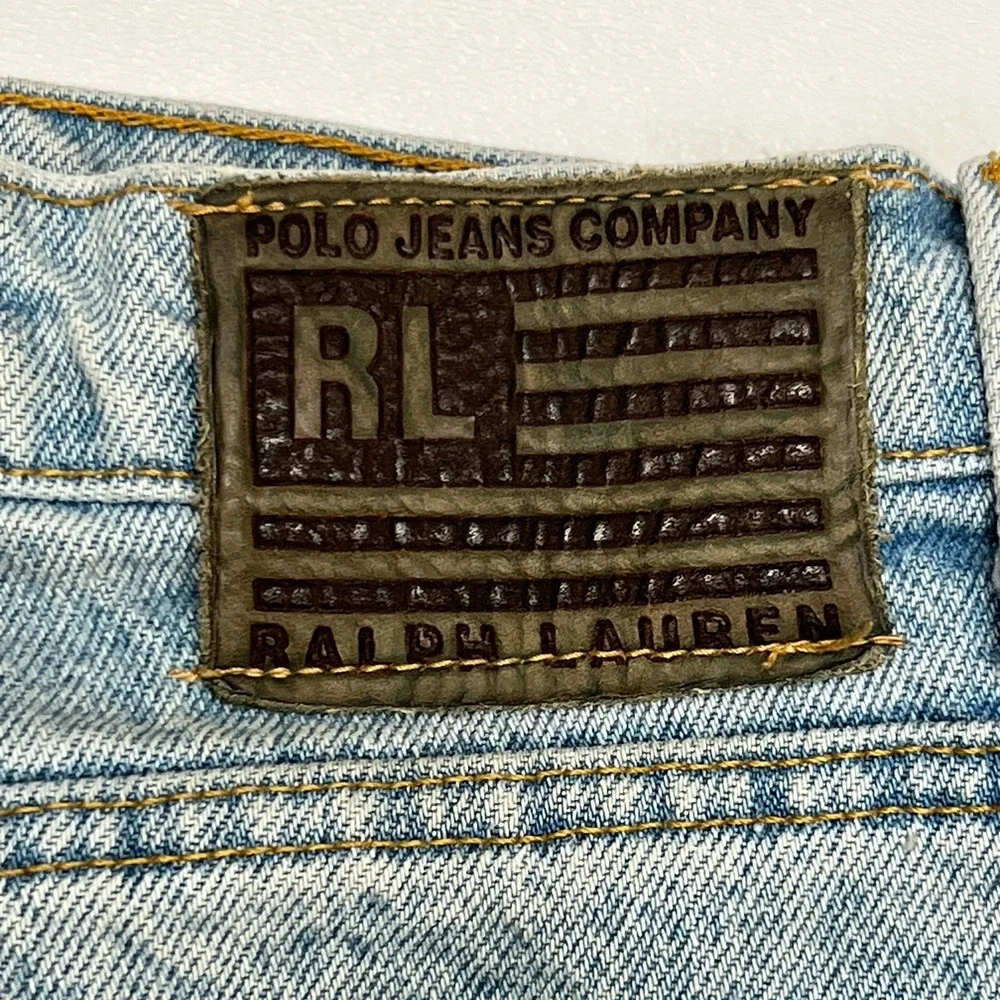 Vintage Y2K RL Polo Jeans Co Mens 34x30 Ralph Lauren Relaxed Fit Denim